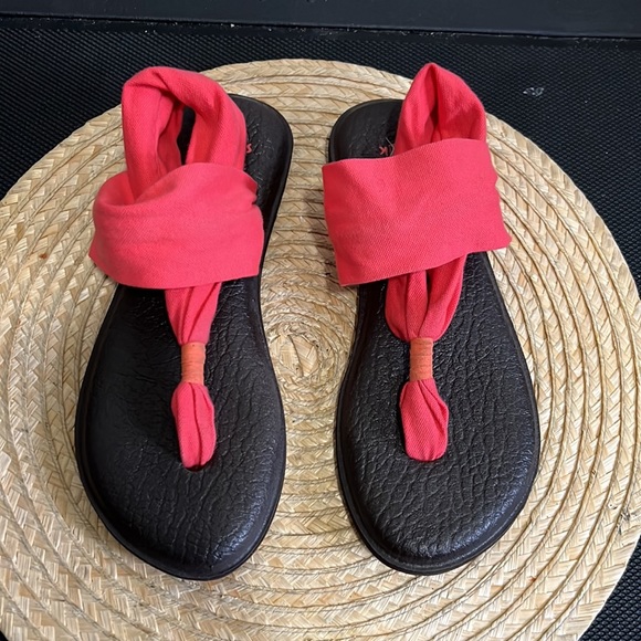 Sanuk Comfy Yoga Sling Sandals Size 7 - Picture 5 of 7